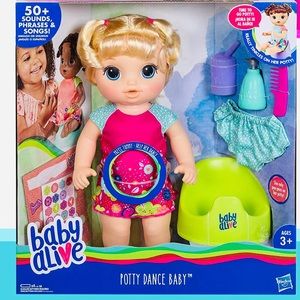 Baby Alive Potty Dance Baby Set Interactive Doll
